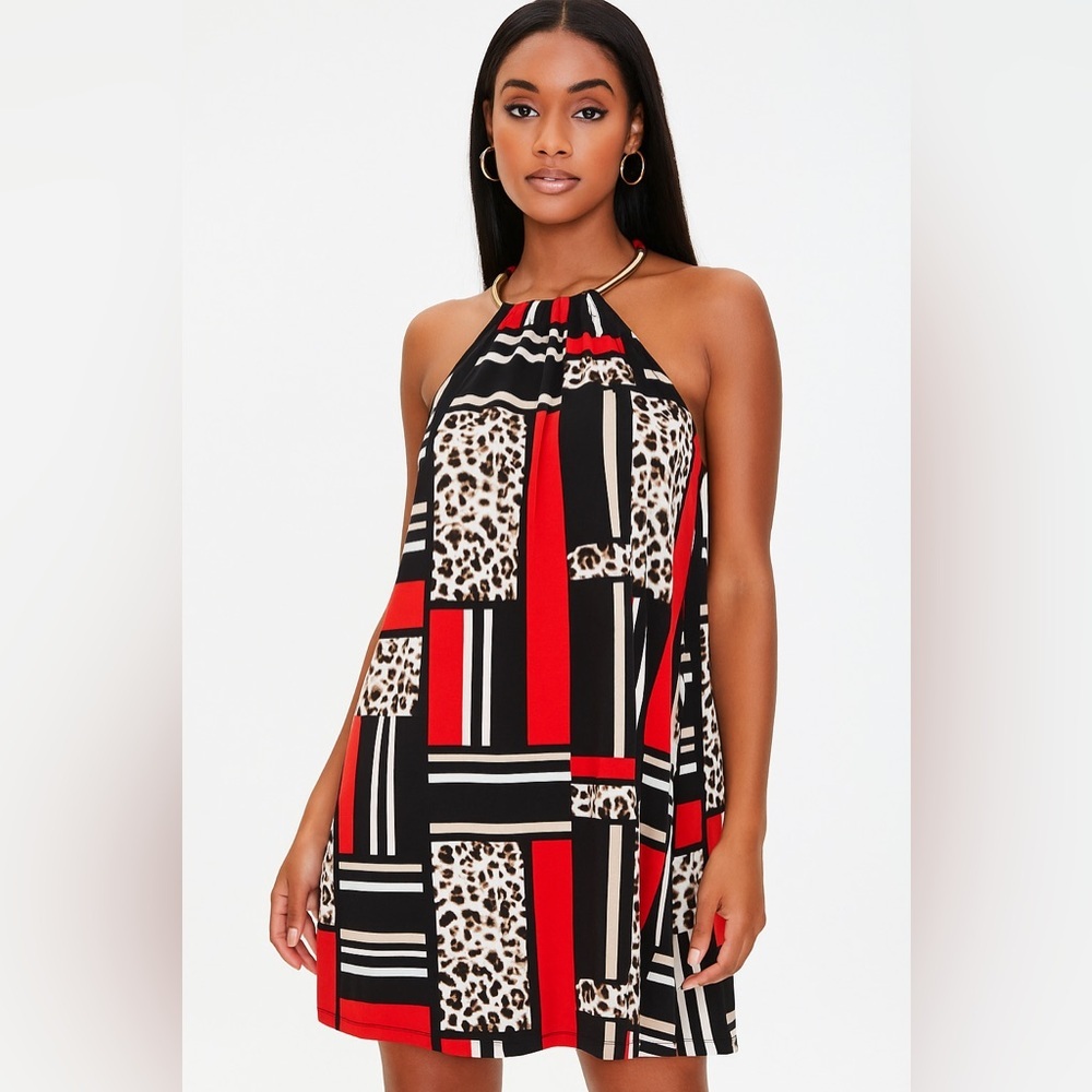 Calvin Klein Halter Neck Dress Medium